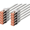 Image de Câble patch CAT 6 S/FTP DIGITUS, 10 pièces, 0,5m, gris