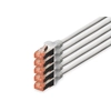 Image de DIGITUS DK-1644-100-5 DIGITUS Patchcable Cat 6, S/FTP, 10,0 m, gris, 5er