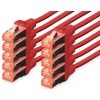 Image de DIGITUS CAT 6 S/FTP Patchkabel, 10 Stück, 1m, rot