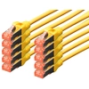 Image de DIGITUS CAT 6 S/FTP Patchkabel, 10 Stück, 3m, gelb