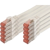 Image de DIGITUS CAT 6 S/FTP Patchkabel, 10 Stück, 0,5m, weiß