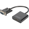 Image de DIGITUS DA-70473 DIGITUS Convertisseur VGA vers HDMI et audio Full HD 15 cm