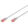 Image de CAVO RETE CATEGORIA 6 NON SCHERMATO UTP LSZH SLIM COLORE GRIGIO MT 3 - Neuf