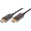 Image de DIGITUS AK-340107-300-S Câble hybride DIGITUS DisplayPort AOC en fibre optique, UHD 8K, 30 m