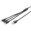 Image de Digitus Câble de charge USB 3 en 1, 1m - Neuf
