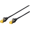 Image de DIGITUS CAT 6A S/FTP Patchkabel, 10 Stück, 0,5m, schwarz
