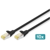 Image de Digitus Câble de brassage CAT 6A S/FTP, 10 pièces - Neuf