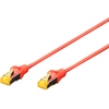 Image de DIGITUS DK-1644-A-010-R Câble patch DIGITUS, cat. 6A, S/FTP, 1,0 m, rouge, set