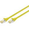 Image de DIGITUS DK-1644-A-020-Y Câble patch DIGITUS, cat. 6A, S/FTP, 2,0 m, jaune, set