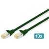 Image de Digitus Câble de brassage CAT 6A S/FTP, 10 pièces - Neuf