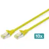 Image de Digitus Câble de brassage CAT 6A S/FTP, 10 pièces - Neuf