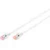 Image de DIGITUS Slim - Câble patch - RJ-45 (M) à RJ-45 (M) - 10 m - 3.65 mm - U/FTP - CAT 6 - blindé, sans halogène, moulé, sans crochet - gris (pack de 5)