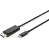 Image de Digitus Câble adaptateur bidirectionnel USB type C DisplayPort - Neuf