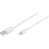 Image de DIGITUS USB Kabel 2.0 A St. -> Lightning St., MFI 2M weiß