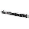Image de DIGITUS PDU 1U 5x Schuko 16A Sorties 230V/16A noir