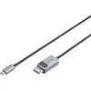 Image de DIGITUS DB-300334-020-S Câble adaptateur bidirectionnel DIGITUS, USB-C - DisplayPort, 2 m