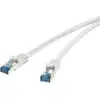 Image de Renkforce Câble de raccordement réseau RJ45 CAT 6a S/FTP 20 m Gris avec protection à ergot, ignifugé Renkforce (1381766)