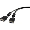 Image de Câble de connexion VGA Renkforce VGA 15 broches mâle, VGA 15 broches mâle 1.80 m noir RF-4212498 avec noyau en ferrite Câble VGA
