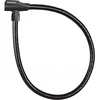 Image de Trelock antivol à câble blindé 100cm, Ø 15mm PK 260/100/15,noir avec support ZK 432, noir