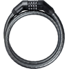 Image de Trelock Câble blindé à code Trel.100cm,Ø15mm PK 260/100/15,noir avec support, noir