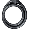 Image de Trelock Câble blindé à code Trel.100cm,Ø19mm PK 260/100/19,noir avec support, noir