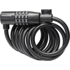 Image de Trelock SK108 Antivol à câble spiralé Code 180/8mm Noir