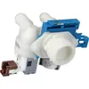 Image de Électrovanne double 180° comme AEG 8588074876547 12 mm + 14 mm Ø pour lave-linge