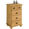 Image de Commode Chambre Colmar L 49 Cm En Bois Massif - Brun