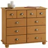 Image de Idimex - Commode Chambre Colmar L 92 Cm En Bois - Finition Laquée