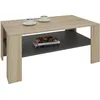 Image de Idimex - Table Basse Lorient, En Mélaminé Décor Chêne Sonoma Et Gris Mat