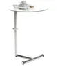 Image de Table D'Appoint Leonie Chrome/verre Transparent