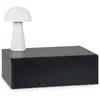Image de Idimex - Chevet Suspendu Oceane, En Bois Noir Mat