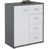 Image de Idimex - Buffet Salle À Manger Oscar L 60 Cm En Bois - Gris Et Sonoma