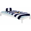 Image de Idimex - Lit Futon Taifun, En Pin Massif, 90 X 200 Cm, Lasuré Blanc