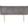 Image de Tête De Lit 160 Cm Ovio Gris 160x190 Cm