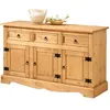 Image de Idimex - Buffet Salon Tequila L 154 Cm Bois Massif - Coloris Teinté Ciré