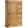 Image de Idimex - Buffet Apothicaire Tequila L 95 Cm Bois Massif - Coloris Naturel