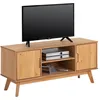 Image de Meuble Tv Tivoli L 114 Cm En Bois Massif - Finition Laquée