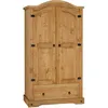 Image de Idimex - Armoire En Pin Salsa Style Mexicain, Avec 2 Portes Et 1 Tiroir