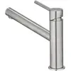 Image de KLUDI STEEL Mitigeur monocommandé pour évier, levier fermé, acier inox brossé, 44850F860