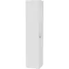 Image de Keuco Edition 11 Armoire haute 350 x 1700 x 370 mm à gauche avec 4 étagères en verre - Blanc Verre / Laque Mat - 31330300001