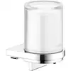 Image de Keuco Collection Moll - Distributeur De Savon Avec Support, Verre Dépoli / Chrome 12752019000