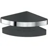 Image de Keuco - Collection Moll - Étagère D'Angle, Anthracite/chrome 12757010001