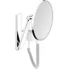 Image de Keuco iLook_move Miroir de courtoisie rond avec transformateur à fiche - chromé - 17612019001