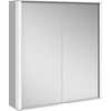 Image de KEUCO ROYAL MATCH armoire de toilette murale, 2 portes en miroir double cristal, 800mm, 12802171301