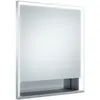 Image de Meuble Miroir Royal Lumos 650 X 735 X 165 Mm Butée À Droite, Anodisé Argenté Keuco