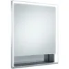 Image de Armoire Miroir Royal Lumos 650 X 735 X 165 Mm Charnière À Gauche, Anodisé Argenté Keuco