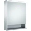 Image de Meuble Miroir Royal Lumos 650 X 735 X 165 Mm Butée À Droite, Anodisé Argenté Keuco
