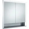 Image de Keuco - Meuble Miroir Royal Lumos 800 X 735 X 165 Mm Anodisé Argenté