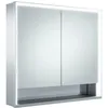 Image de Keuco - Meuble Miroir Royal Lumos 800 X 735 X 165 Mm Anodisé Argenté